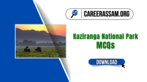 MCQ on Kaziranga National Park