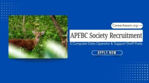 APFBC Society Recruitment 2025 - 3 Computer Data Operator & Support Staff Posts