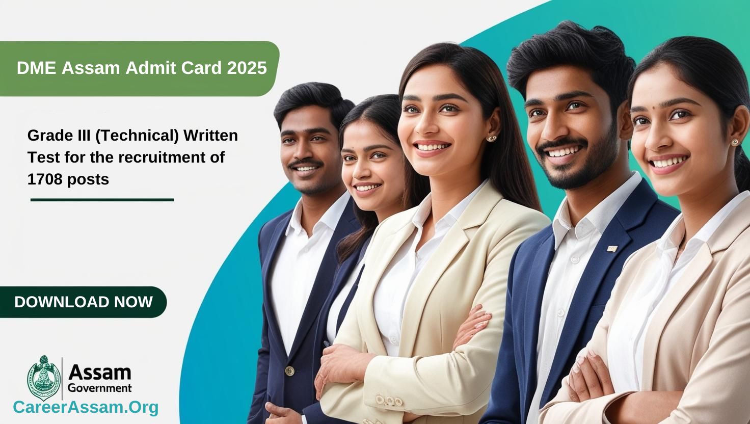 DME Assam Admit Card 2025- 1708 Grade III Download Now, Assam Career