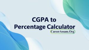 Guwahati University CGPA to Percentage Calculator,